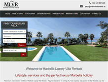 Tablet Screenshot of marbellarentals.st